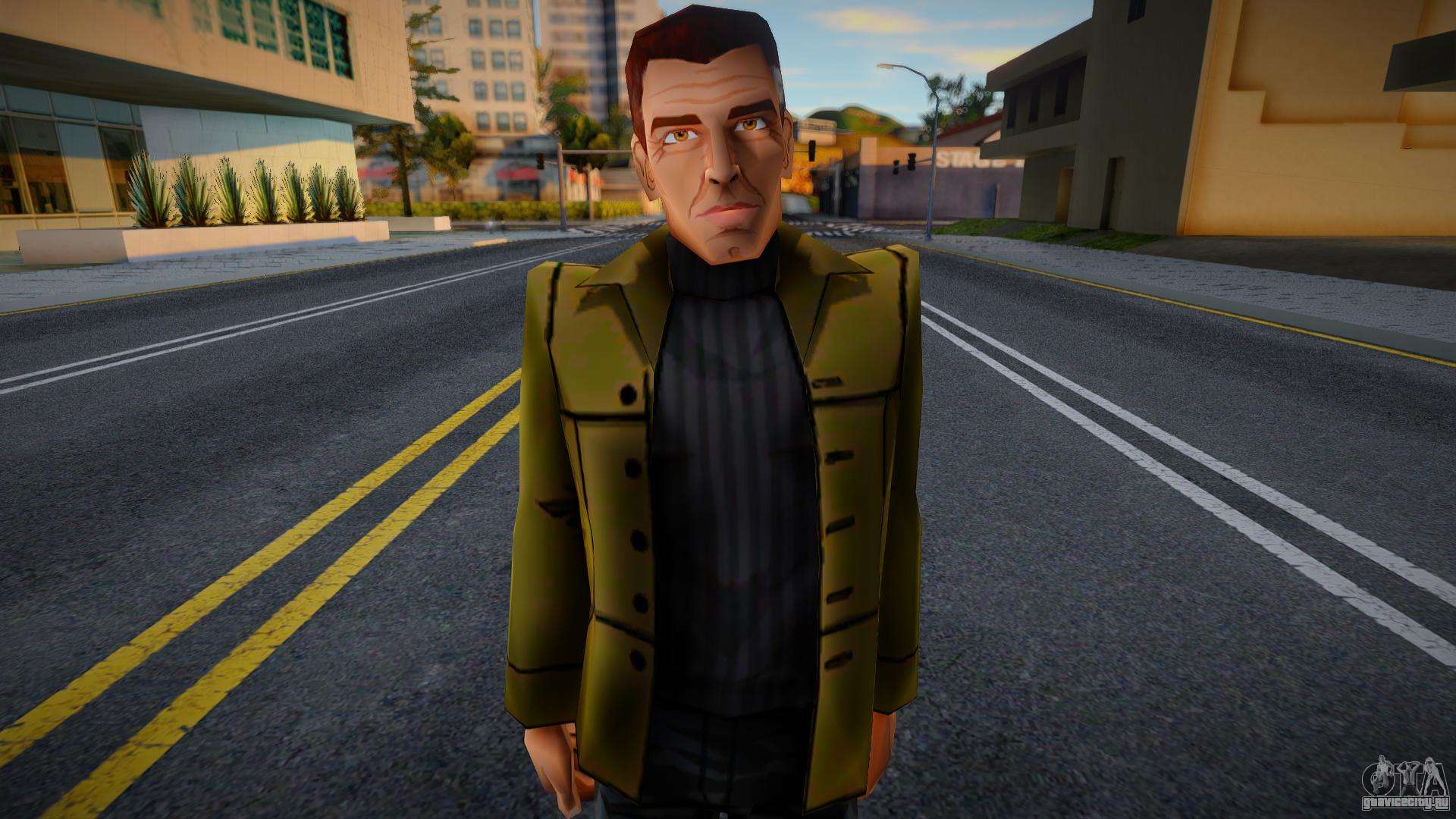 Неплохой скин - Стив Роуленд из XIII для GTA San Andreas. 