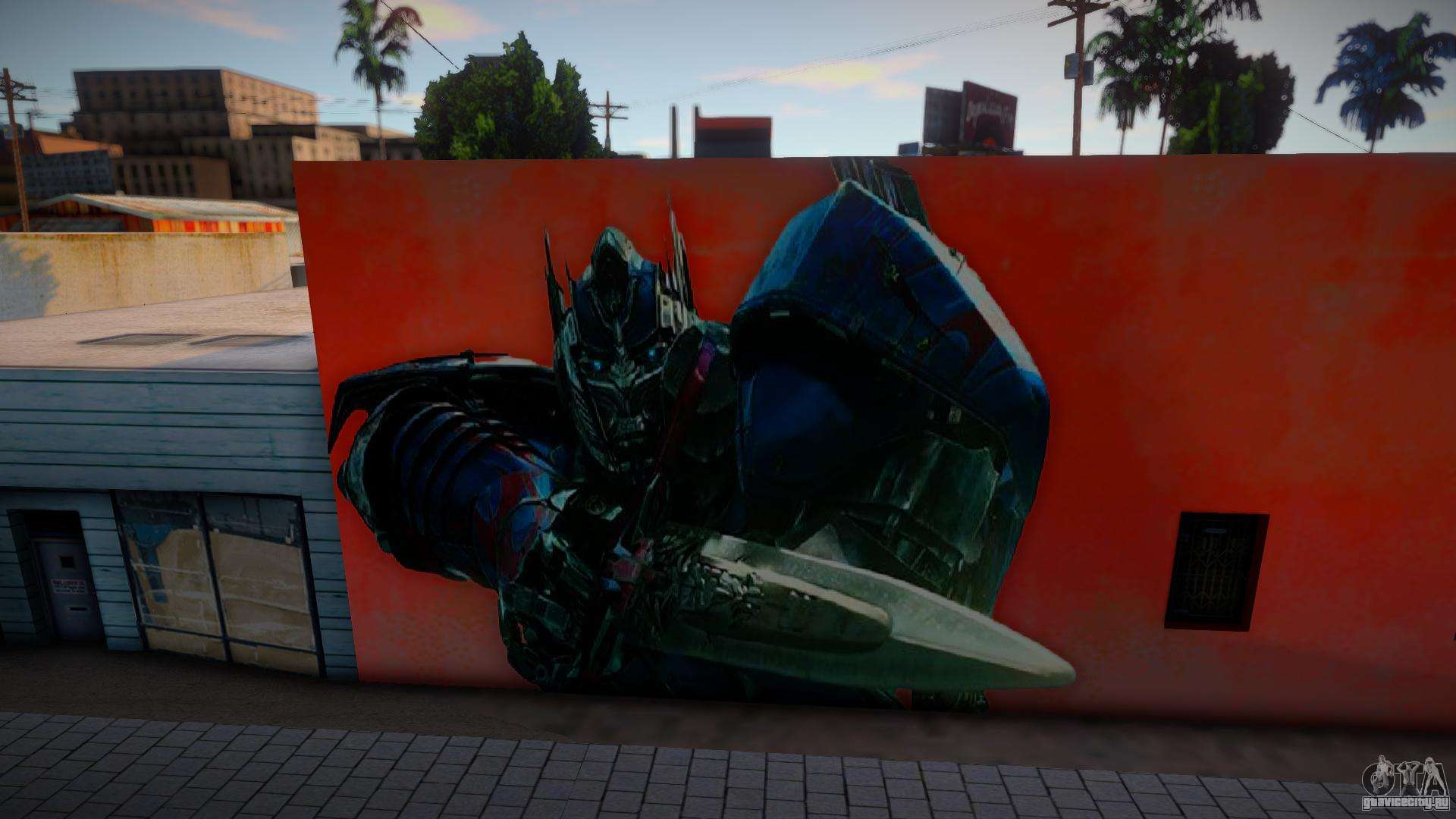 Optimus Prime TF5 Murals v1.