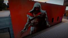 Ezio Auditore Mural v2 для GTA San Andreas