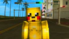 Steve Body Pikachu для GTA Vice City