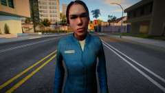 FeMale Citizen from Half-Life 2 v5 для GTA San Andreas