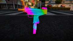 Micro Uzi Multicolor для GTA San Andreas