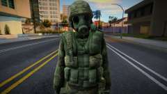SAS (Tactical Green) из Counter-Strike Source для GTA San Andreas