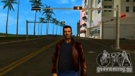 Томми в кожанке гангстера для GTA Vice City
