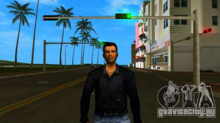 Томми в одежде байкера для GTA Vice City