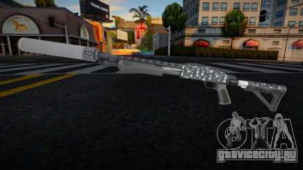 Pump Shotgun (Bones Finish) v4 для GTA San Andreas
