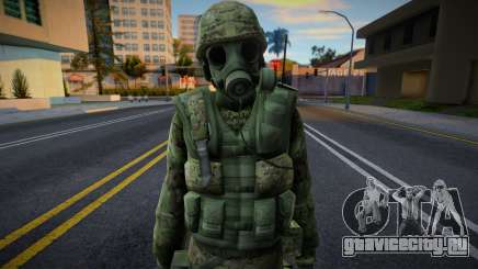 SAS (Tactical Green) из Counter-Strike Source для GTA San Andreas