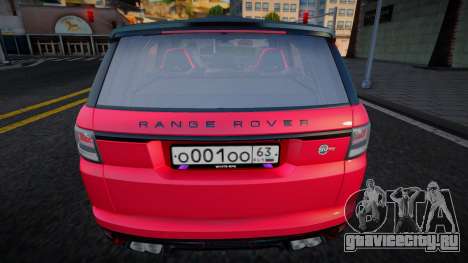 Range Rover Sport SVR (White RPG) для GTA San Andreas