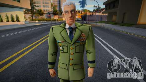 General Carrington From XIII для GTA San Andreas