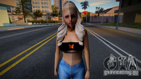 Девушка в обычной одежде v1 для GTA San Andreas