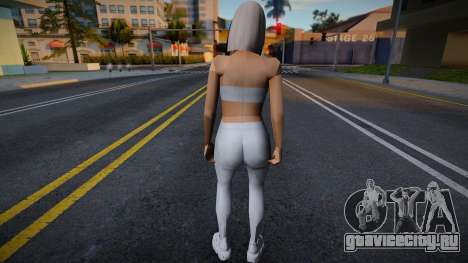 Девушка в обычной одежде v3 для GTA San Andreas