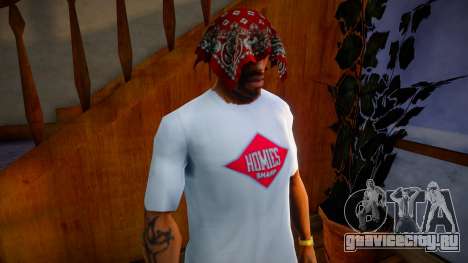 New CJ Gang-Red Bandana для GTA San Andreas