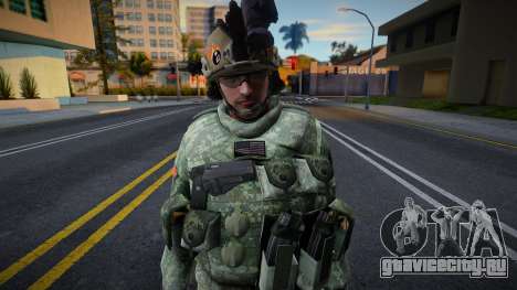 US ACU Soldier из Call of Duty Modern Warfare для GTA San Andreas
