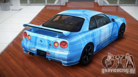 Nissan Skyline R34 GT-R V-Spec S5 для GTA 4