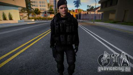Солдат из BOPE - PMSC для GTA San Andreas