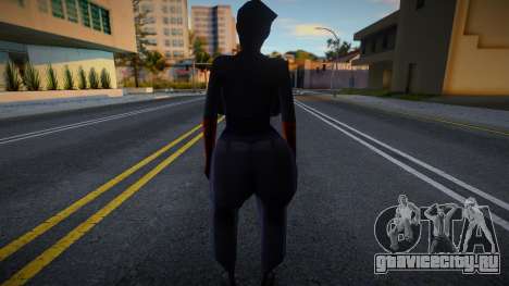 Thicc Female Mod - Police Outfit для GTA San Andreas