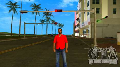 Tommy Camicia Rossa для GTA Vice City