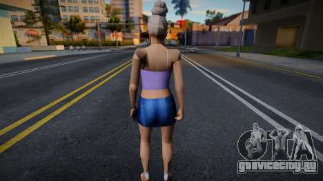 Девушка в обычной одежде v11 для GTA San Andreas