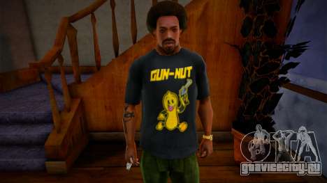 Gun Nut Shirt Mod для GTA San Andreas