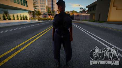 Thicc Female Mod - Police Outfit для GTA San Andreas