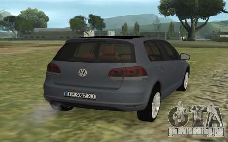 Volkswagen Golf VI 2009 для GTA San Andreas