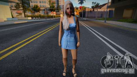 Девушка в обычной одежде v21 для GTA San Andreas