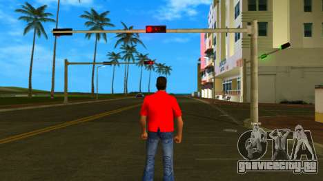 Tommy Camicia Rossa для GTA Vice City