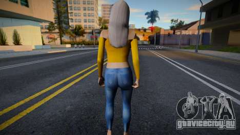 Девушка в обычной одежде v12 для GTA San Andreas