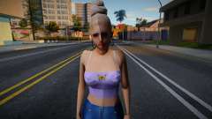 Девушка в обычной одежде v11 для GTA San Andreas