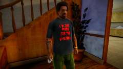 Im Just Here For The Violence Shirt Mod для GTA San Andreas