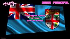 Fiji Flag Menu Background для GTA Vice City