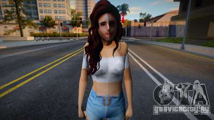 Девушка в обычной одежде v19 для GTA San Andreas