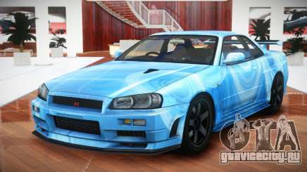 Nissan Skyline R34 GT-R V-Spec S5 для GTA 4