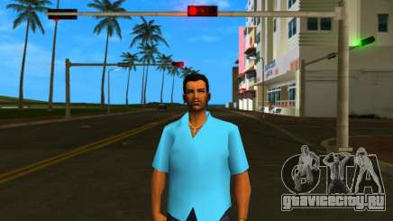 Tommy Camicia Azzurra для GTA Vice City