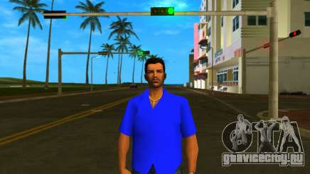 Tommy Camicia Blu Chiaro для GTA Vice City