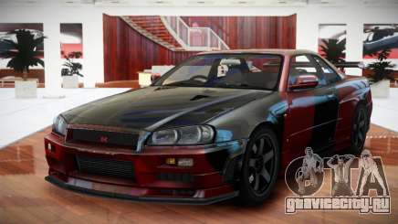 Nissan Skyline R34 GT-R V-Spec S10 для GTA 4