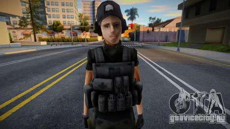 Девушка Солдат для GTA San Andreas