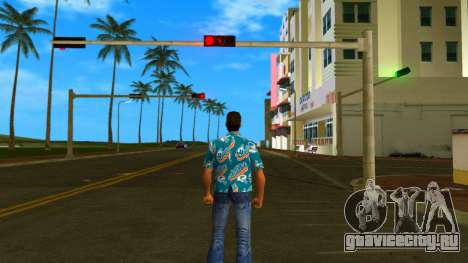 Томми в винтажной рубашке v11 для GTA Vice City
