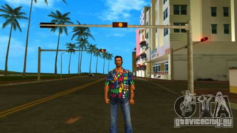 Томми в винтажной рубашке v5 для GTA Vice City