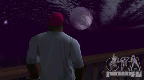 Планета вместо луны v6 для GTA San Andreas