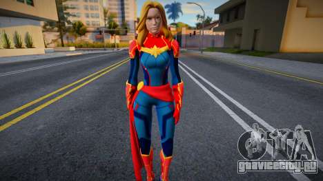Fortnite - Captain Marvel Custom Brie Larson для GTA San Andreas
