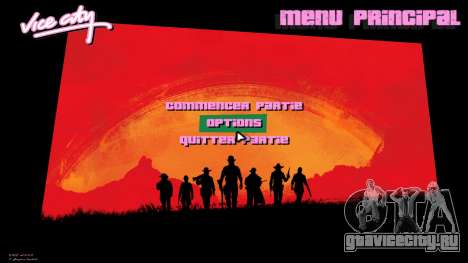 Red Dead Redemption 2 Menu для GTA Vice City