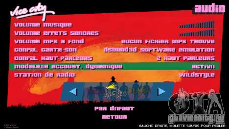 Red Dead Redemption 2 Menu для GTA Vice City