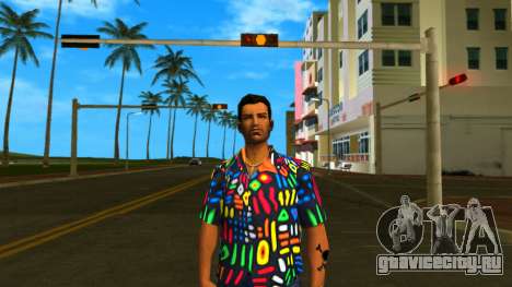 Томми в винтажной рубашке v5 для GTA Vice City