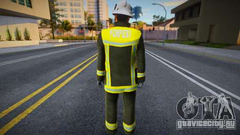 Romanian Firefighter Skin для GTA San Andreas