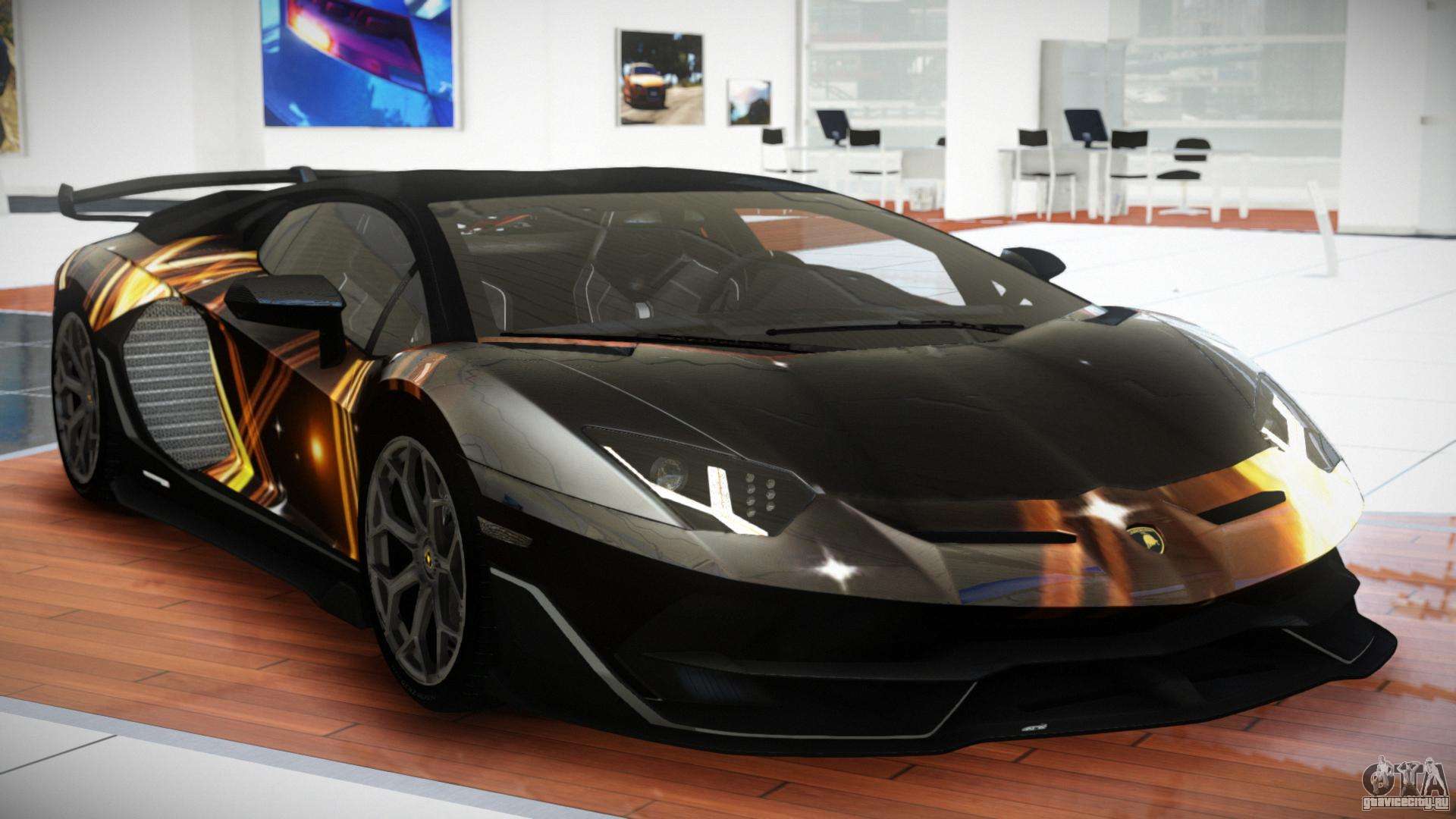 Lamborghini Aventador lp700 4 авто ру Black