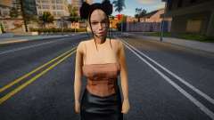 Девушка в повседневной одежде 2 для GTA San Andreas