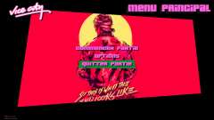 Hotline Miami Menu HD v11 для GTA Vice City
