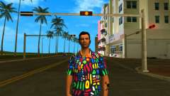 Томми в винтажной рубашке v5 для GTA Vice City