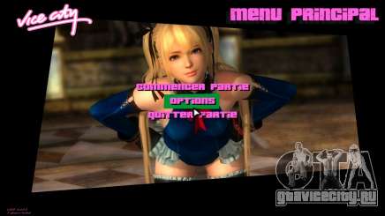 Marie Rose DOA Menu 2 для GTA Vice City